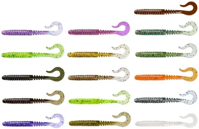 Produktbild von Fishup Vipo 2' 5,2cm - 10 Gummijigs, Fishup Farben:Green Pumpkin Seed