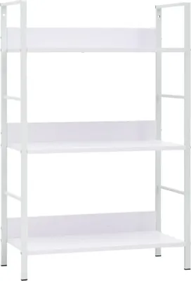 Obrázek produktu pro The Living Store Knihovna 3 police Bílá 60×27,6×90,5 cm Materiál na bázi dřeva