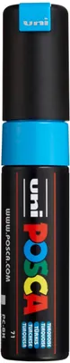 Obrázek produktu pro POSCA PC-8K, Tyrkysová, Vícebarevný, 1 barva/barev, Inkoust na vodní bázi, Rozšířený hrot, Kulatý