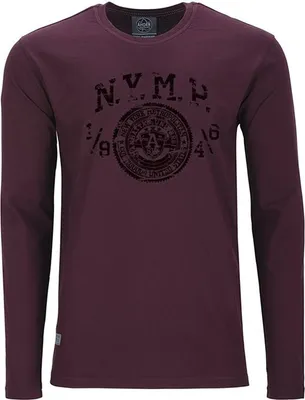 Produktbild von Übergrößen Longshirt New York schwarz AHORN SPORTSWEAR Maroon Red 8XL