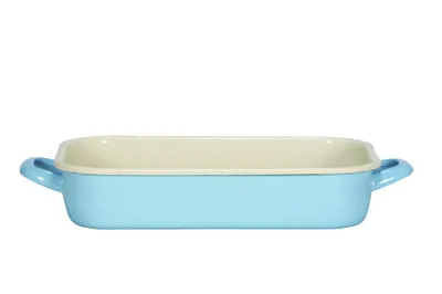 Produktbild von KARL KRÜGER Vierkantpfanne SYLT 32 cm - Pastellblau emailliert