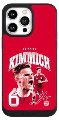 Produktbild von NIVOCASE Handyhülle für Apple iPhone 14 Pro Max Hülle NIVOpure Case Schwarz FC Bayern München FCB Joshua Kimmich