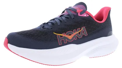 Image de Hoka Mach 6, chaussures de course pour femmes, coloris Varsity Navy / Nautical Dusk, taille 7,5 US