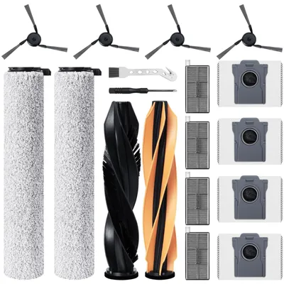 Zubehörset für Dreame Aqua10 Ultra Roller Complete, 10-teilig, Mikrofaser