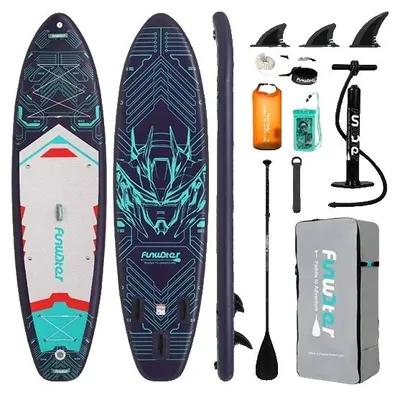 Obrázok produktu pre Doska na paddleboarding, ľahká konštrukcia, vysoká nosnosť, model SUPFW50B, rozmer 350 x 90 x 15 cm