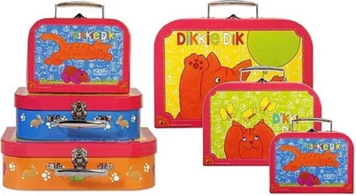 Produktbild von K Bizz 52011, Koffer-Set, Mehrfarbig, 3 Stück(e), 20 cm, 17,5 cm, 8 cm