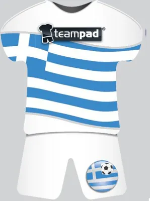 Produktbild von TEAMPAD® Griechenland - 5,99 - Haftunterlage Nationaltrikot