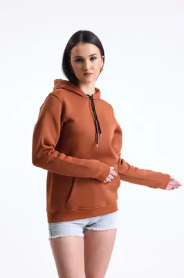 Produktbild von Sweatanzug mit Kapuzze Hoodie Royyen 483 Damen – BRAUN / M