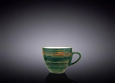 Zdjęcie produktu dla Filiżanka do espresso Wilmax, 110 ml, zielona, porcelana, WL-669534/A