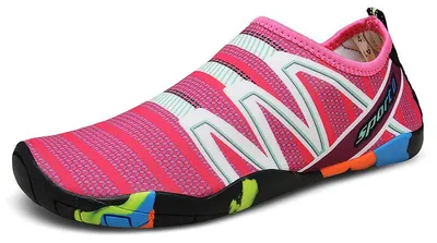 Produktbild von Barfußschuhe Uni – Wasserschuhe schnell trocknend, rutschfest für Strand, Schwimmen & Surfen, leicht & flexibel, Aqua Schuhe Damen Herren