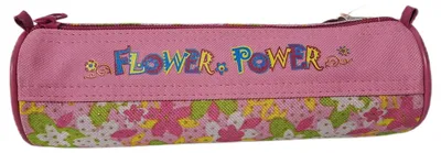 Zdjęcie produktu dla Piórnik Warta WAR 263 Flower Power, piórnik szkolny z 1 przegrodą