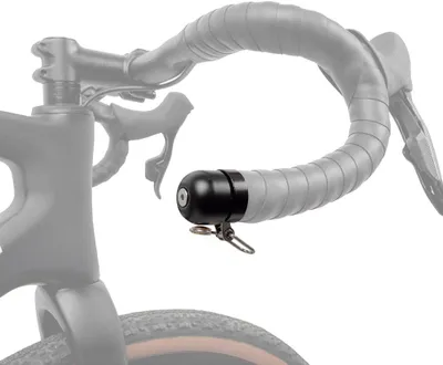 Produktbild von Fahrradklingel 2-in-1 Lenkerendkappe, 22,2 mm Rennrad Bar End, Messing Metall, laut & klar, für Road Bike & Drop Bar