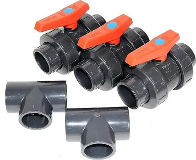 Produktbild von Bypass Set 1 90° für Wärmepumpen ? 50 mm Poolheizung Schwimmbecken Pool Heizung