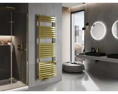 Obrázek produktu pro Mexen Uran koupelnový radiátor 1800 x 600 mm, 738 W, zlatý - W105-1800-600-00-50