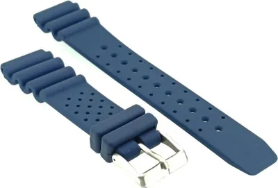 Produktbild von Citizen EP6051-14L Uhrenarmband 15mm Polyurethan dunkelblau 59-S54492