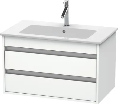 Produktbild von Waschtischunterbau KETHO 480x800x475mm weiß matt weiß matt
