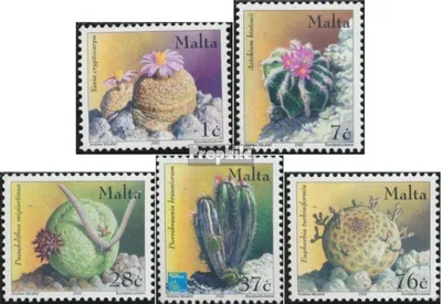 Produktbild von Briefmarken Malta 2002 Mi 1238-1242 (kompl.Ausg.) postfrisch Sukkulenten