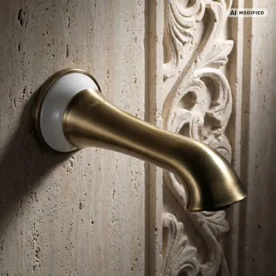Produktbild von PaulGurkes Wanneneinlauf Messing Nostalgie Bronze Wasserhahn