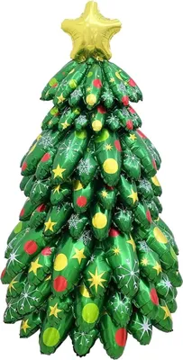 Produktbild von Aufblasbarer Weihnachtsbaum, 130cm Gro?er Aufblasbare Weihnachtsdeko, Weihnachtsbaum Luftballons Fš¹r Weihnachtsdeko Indoor Outdoor