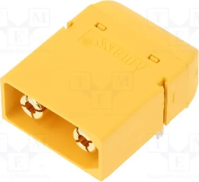 Obrázek produktu pro 1x Konektor pro napájení stejnosměrným proudem, samice, typ XT90, pin: 2, konektor XT90PW-M pro DC napájení