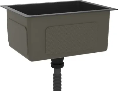 Produktbild von Cloris DesignMöbel Spülen - Schwarz Handgemachte Einbauspüle Schwarz Edelstahl Schlichtes2913045