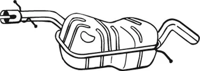 Produktbild von BOSAL 220-013 Mittelschalldämpfer Schalldämpfer für SKODA Octavia II Combi (1Z5) OCTAVIA (1Z3) für VW Golf VI Variant (AJ5) Golf V Variant (1K5)