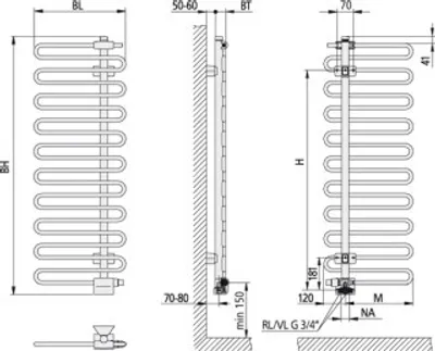 Zdjęcie produktu dla Kermi Icaro BH1446x58x600mm