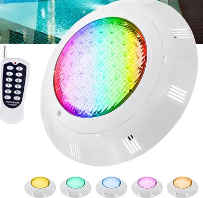 Obrázok produktu pre 45W 450LED RGB bazén LED svetlo diaľkové ovládanie IP68 fontána reflektor