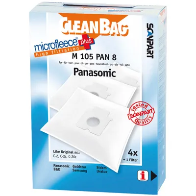 Image de Scanpart M105Pan8 Microfleese Stofzak Panasonic C-2E Micro En