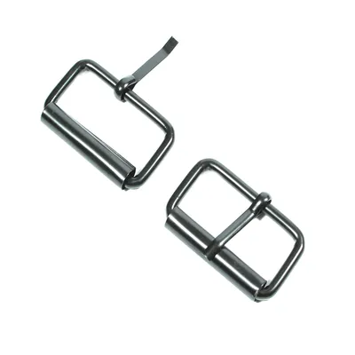 Produktbild von 10st Rollschnalle 40mm Schwarz Gurtschnalle Gürtelschnalle Dornschnalle