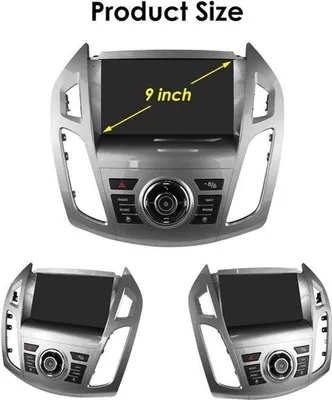 Zdjęcie produktu dla Radio samochodowe z 9-calowym ekranem - system Android 13 - z obsługą Carplay i Android Auto