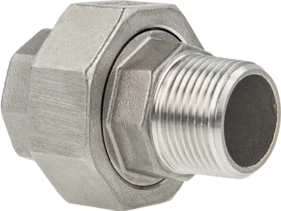 Produktbild von tecuro Verschraubung konisch dichtend Edelstahl V4A (AISI 316), IG x AG 1/4 Zoll