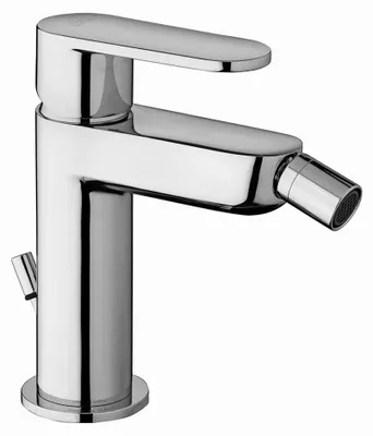 Image de Mitigeur de bidet chromé avec vidage automatique 1"1/4