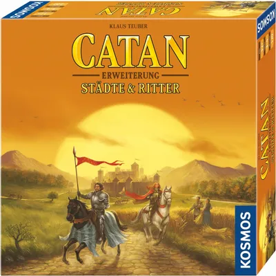 Produktbild von Kosmos CATAN - Städte & Ritter 3/4 - Erweiterung für 3-4 Spieler ab 12 Jahren