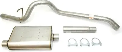 Zdjęcie produktu dla Sportowy układ wydechowy 4,0 l Turbo Weld z tłumikiem i końcówką rury wydechowej Jeep Cherokee XJ 87-98