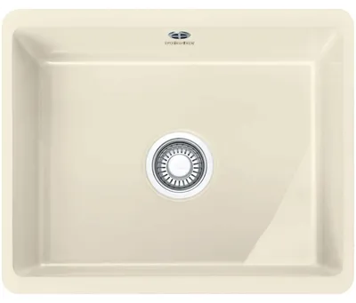 Produktbild von Franke Kubus KBK 110-50, Aufsatzwanne, Rechteckig, Keramik, 1 Becken, Rechteckig, 505 x 385 mm