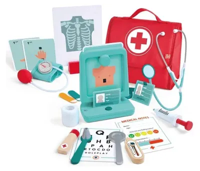 Produktbild von Hape Rollenspielzeug Kleines Arztset
