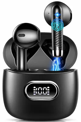 Produktbild von Bluetooth Kopfhörer 50 Std In Ear Kopfhörer Kabellos Bluetooth Schwarz