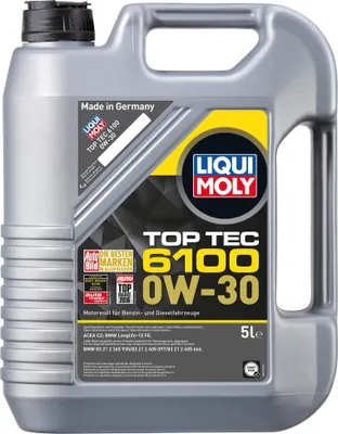 Produktbild von Liqui Moly Top Tec 6100 Sae 0w-30 Motoröl 5l Durchsichtig Durchsichtig One Size