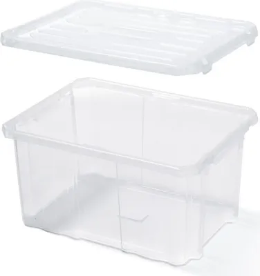 Obrázok produktu pre Box úložný CARGOBOX 60x40x26, 5cm 45L číry s vekom