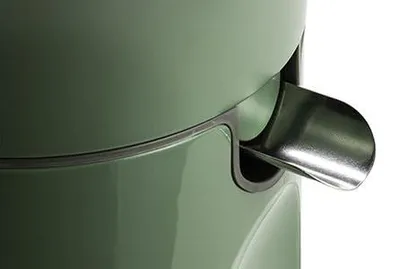 Elektrische Zitruspresse mit Tropfstopp, 100 W, Salbeigrün