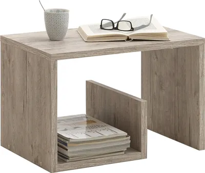 Produktbild von Couchtisch Sofatisch Dekotisch Ziertisch Ablagetisch Tisch "Malte" Sandeiche