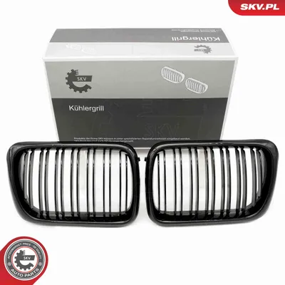 Zdjęcie produktu dla ESEN SKV 66SKV054 Kratka chłodnicy do BMW serii 3 Sedan (E36) – czarna, błyszcząca