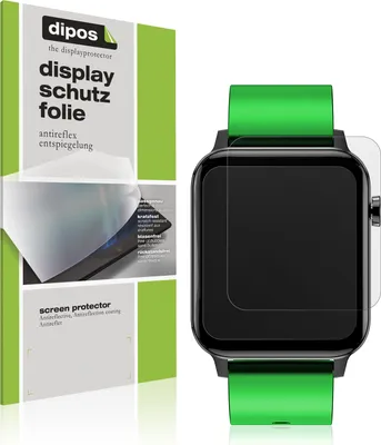 Produktbild von 6x Schutzfolie für Judneer 1,4 Zoll Smartwatch matt Displayschutzfolie Folie Display Schutz dipos
