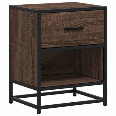 Produktbild von Nachttisch Braun Eichen-Optik 40x31x50 cm Holzwerkstoff