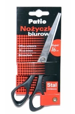 Obrázek produktu pro Rozkrojové nůžky 16 cm, Černé