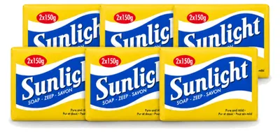 Immagine prodotto di 6 saponette Sunlight Klassik per la casa, 150 g ciascuna - confezione  - 6 pezzi