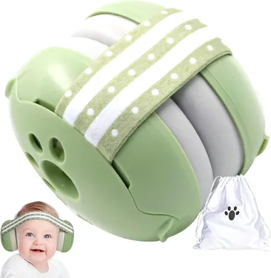 Immagine prodotto di Cuffie antirumore per bambini piccoli, regolabili e adatte per eventi