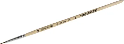 Produktbild von Feinhaarpinsel Schule Holz 00 Packung mit 12 Stück
