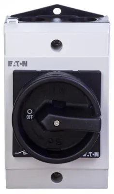 Produktbild von Eaton T0-2-1/I1/SVB-SW, Kippschalter, 3P, Schwarz, Weiß, IP65, 80 mm, 110 mm